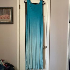 Torrid blue gradient maxi dress